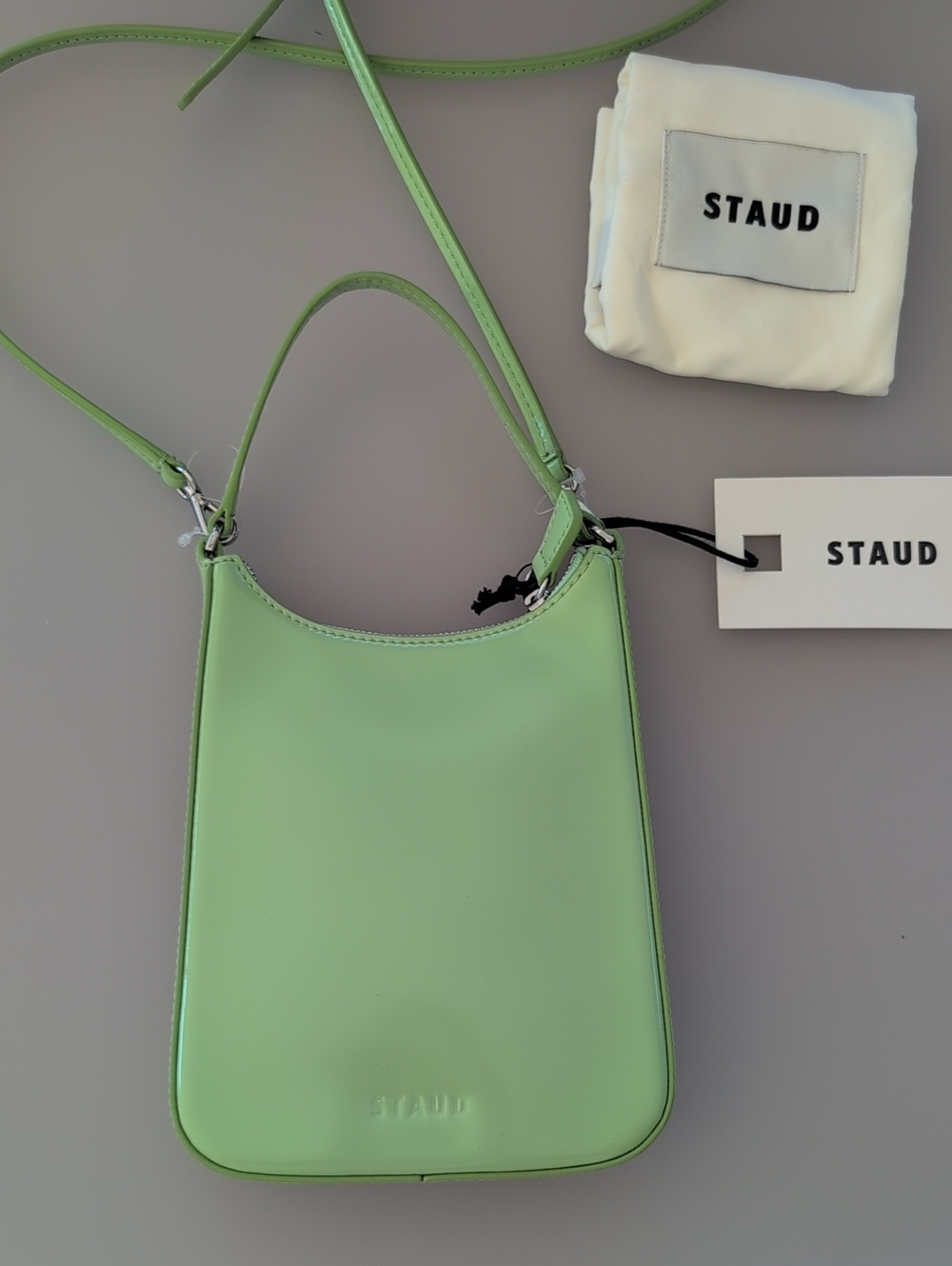 STAUD Lime Green Bag NWT